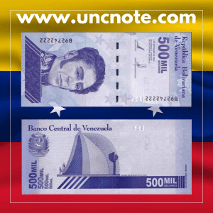 Venezuela 500,000 Bolívares 2020