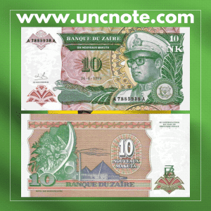 Zaire 10 Makuta 1993