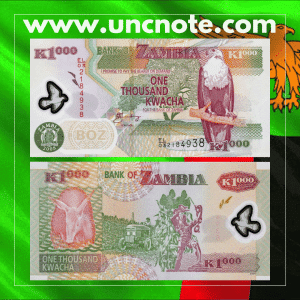 Zambia 1,000 Kwacha 2008