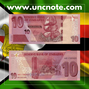 Zimbabwe 10 Dollars 2020