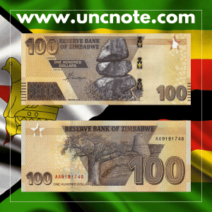 Zimbabwe 100 Dollars 2020