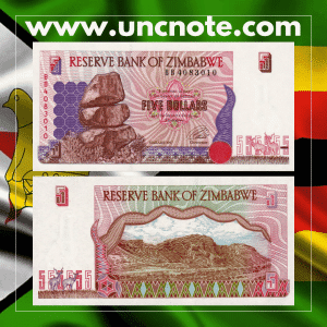 Zimbabwe 5 Dollars 1997