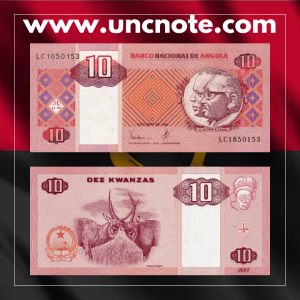 ANGOLA - 10 Kwanzas 1999