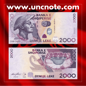 Albania 2000 Leke 2007