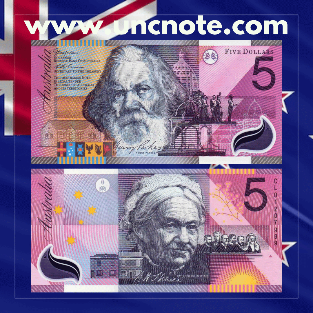 Australia 5 dollars 2001