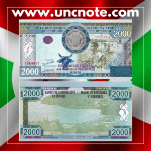 Burundi 2000 Francs 2008 UNC Banknote