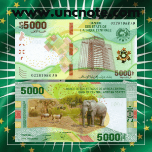 Central Africa 5000 Francs CFA 2020