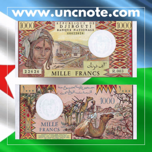 Djibouti 1000 Francs 1991