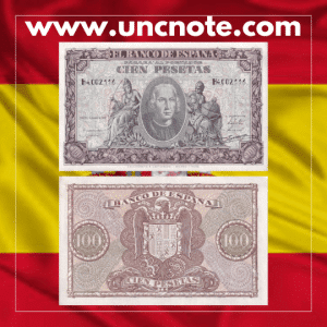 Spain 100 Pesetas 1940 banknote