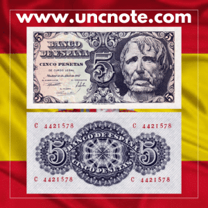 España 5 Pesetas 1947