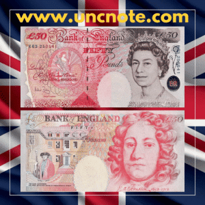 England 50 Pounds 1994 banknote Sir John Houblon