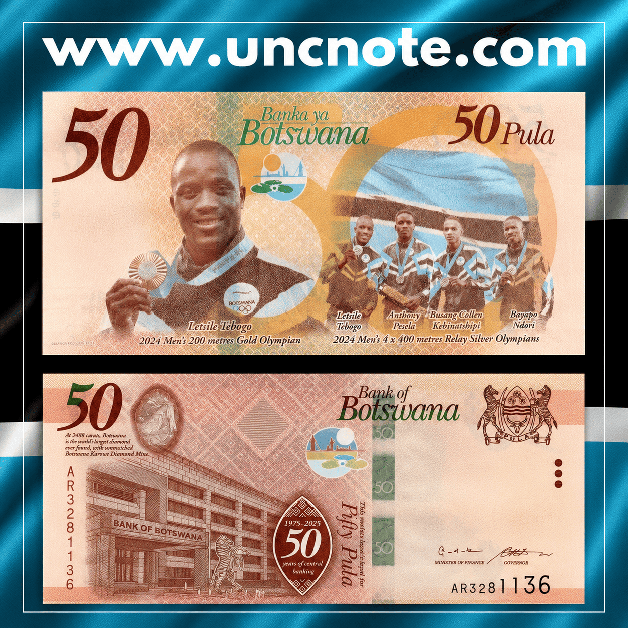 Botswana 50 Pula 2026