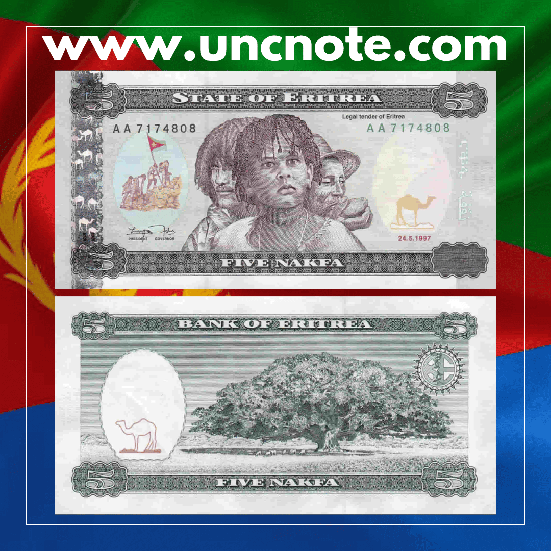 Eritrea 5 Nakfa 1997