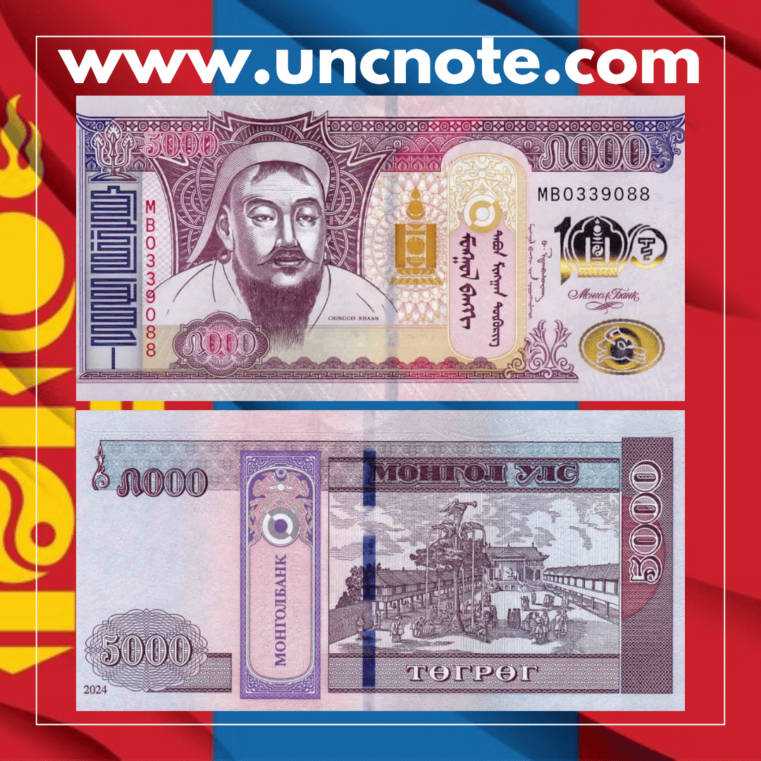Mongolia 5000 Tugrik 2024
