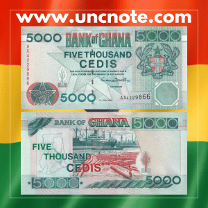 Ghana 5000 Cedis 1999