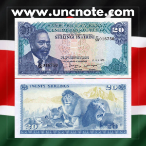 Kenya 20 Shillings 1978