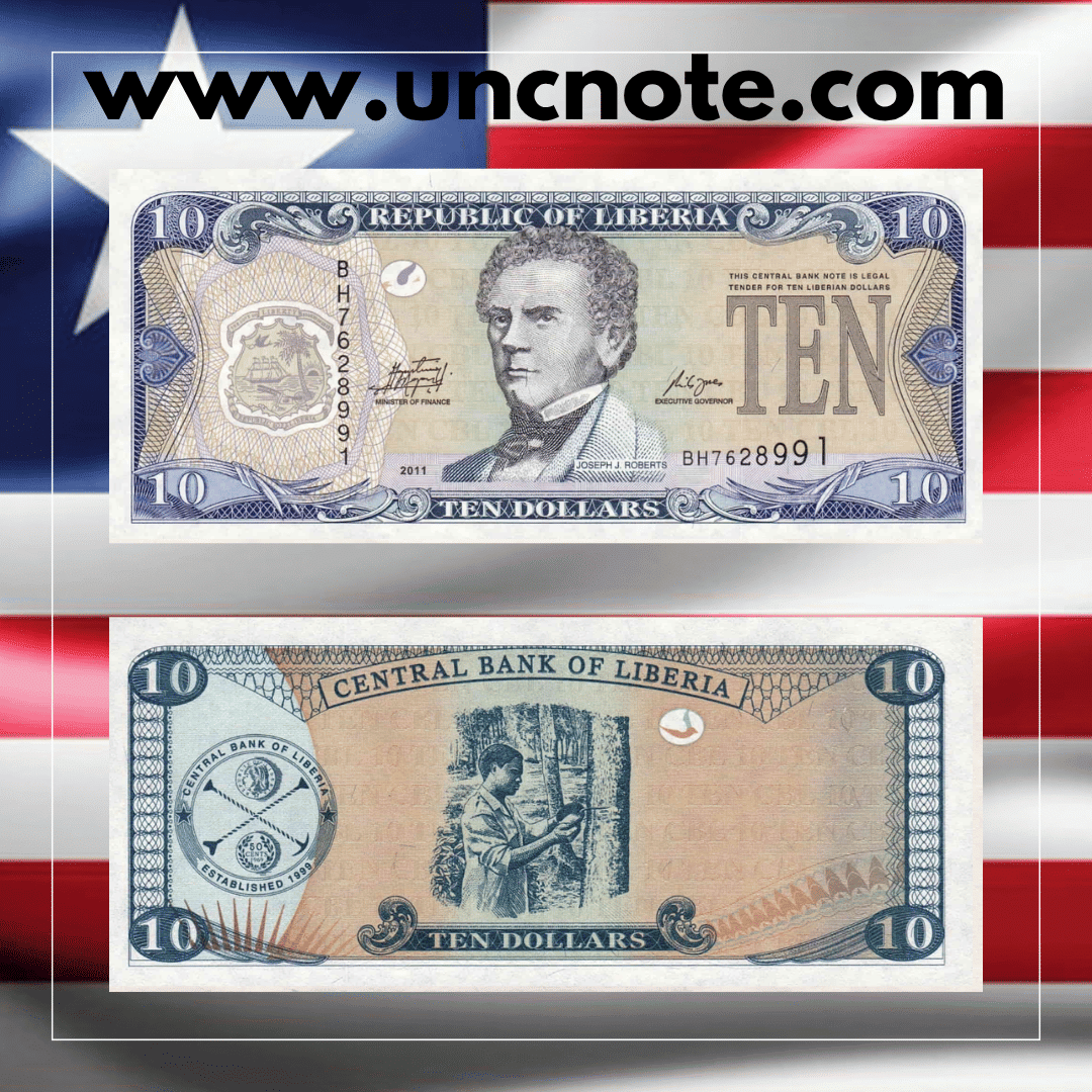 Liberia 10 Dollars 2011