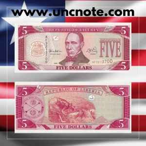 Liberia 5 Dollars 1999