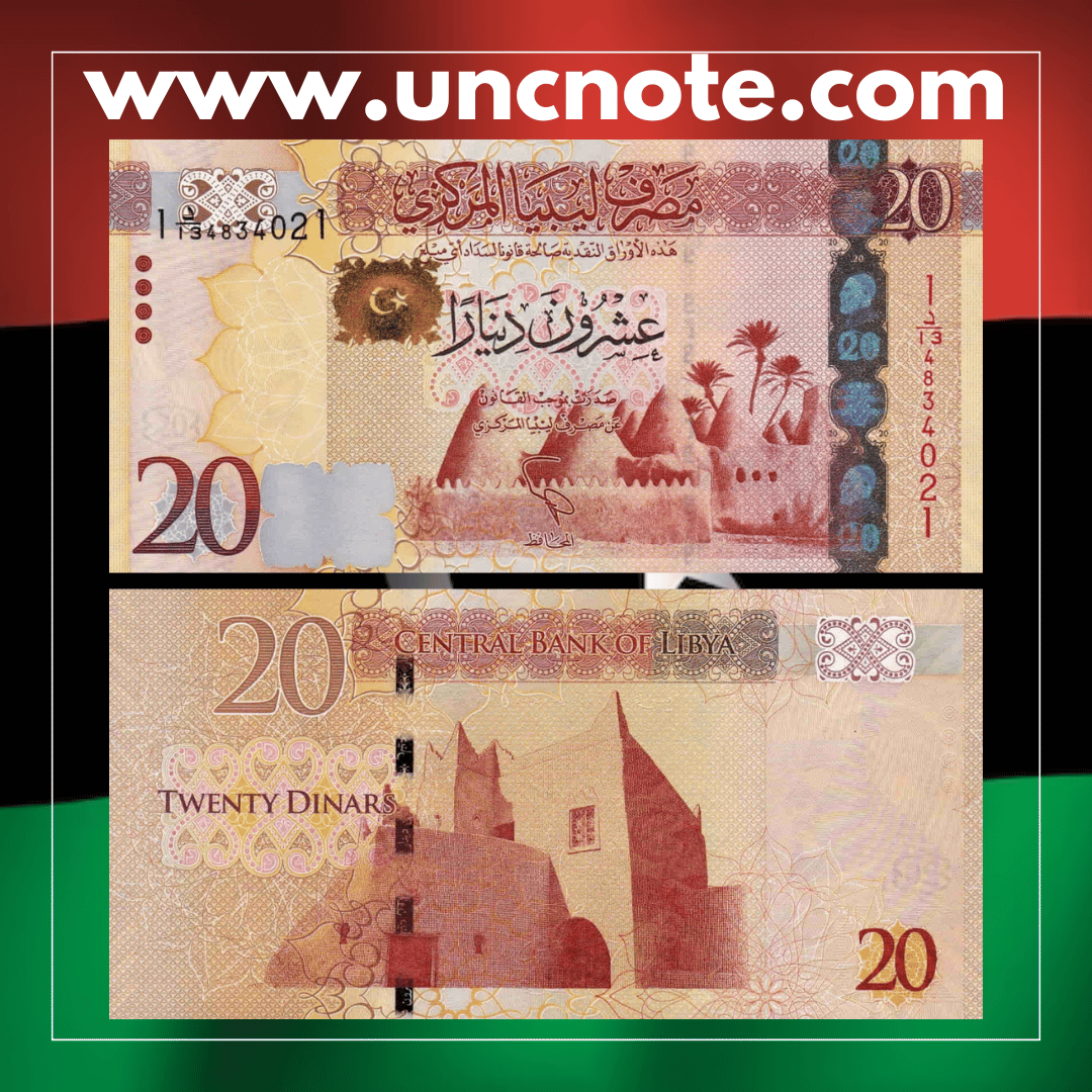 Libya 20 Dinars 2013