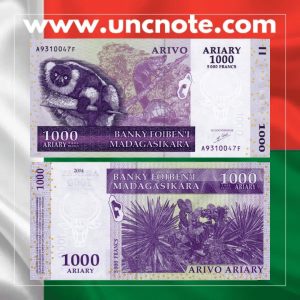 Madagascar 1000 Ariary 2004