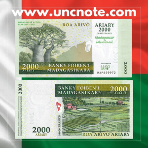 Madagascar 2000 Ariary 2007