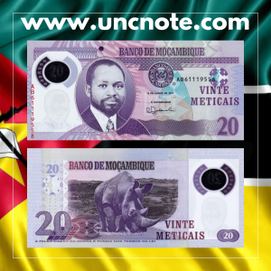 Mozambique 20 Meticais 2017