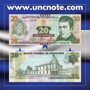 Honduras 20 Lempiras 2019