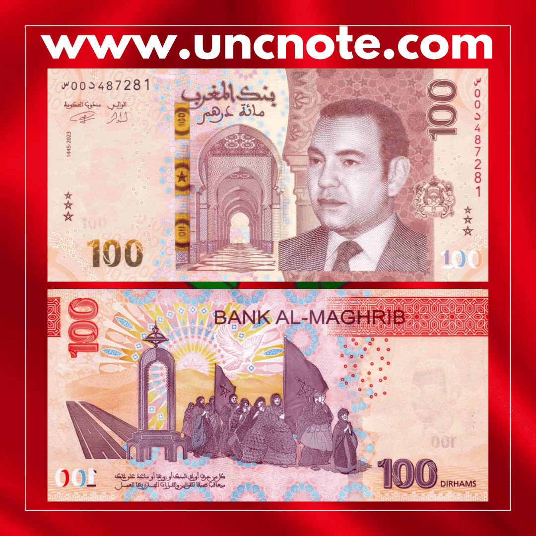 Morocco 100 Dirhams 2023