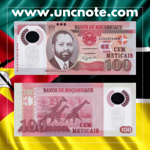Mozambique 100 Meticais 2017
