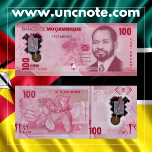 Mozambique 100 Meticais 2024