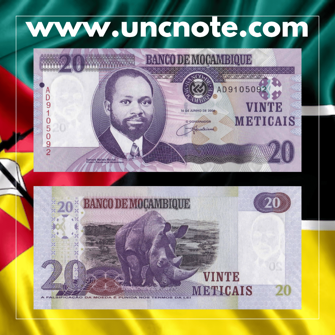 Mozambique 20 Meticais 2006