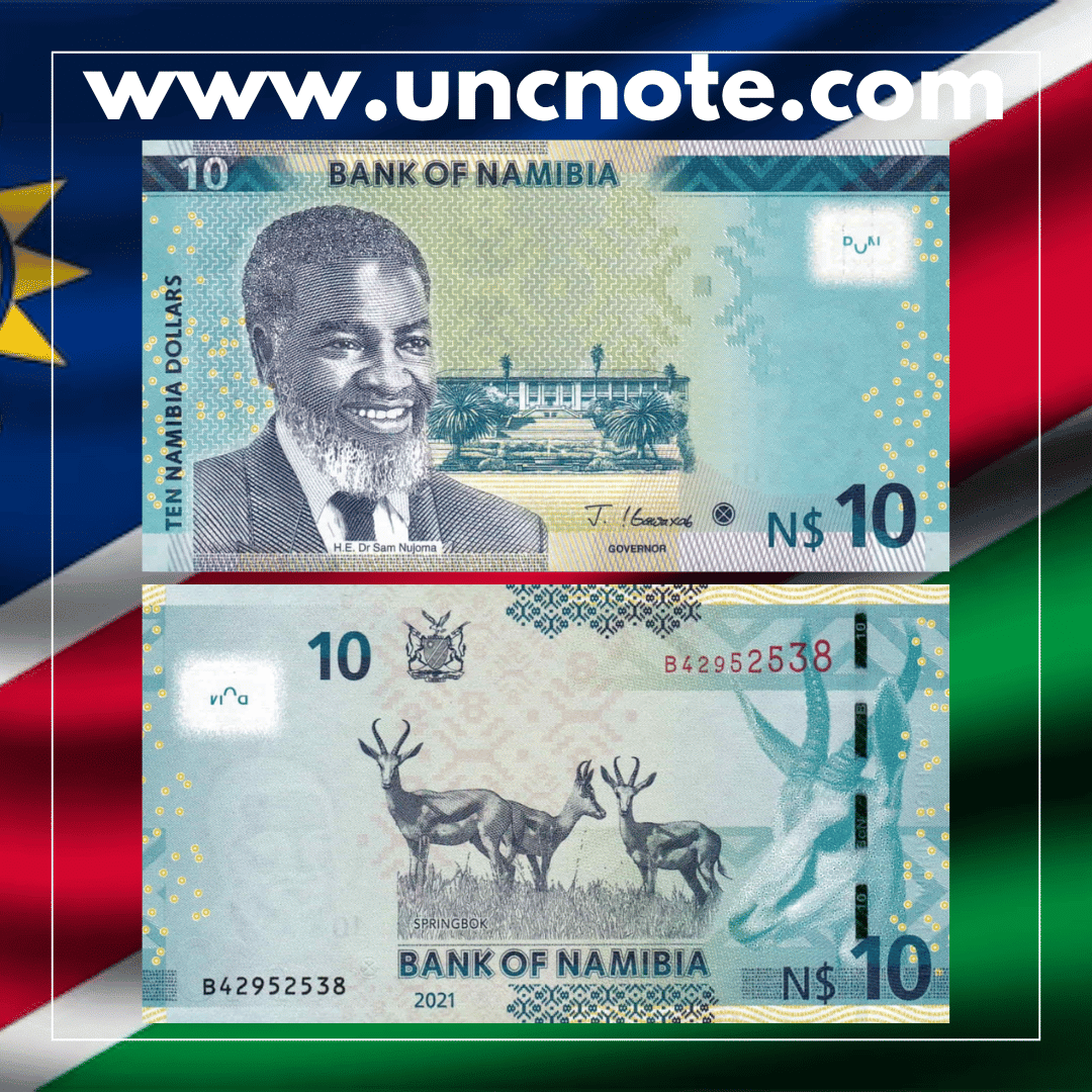 Namibia 10 Dollars 2021