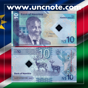 Namibia 10 Dollars 2025