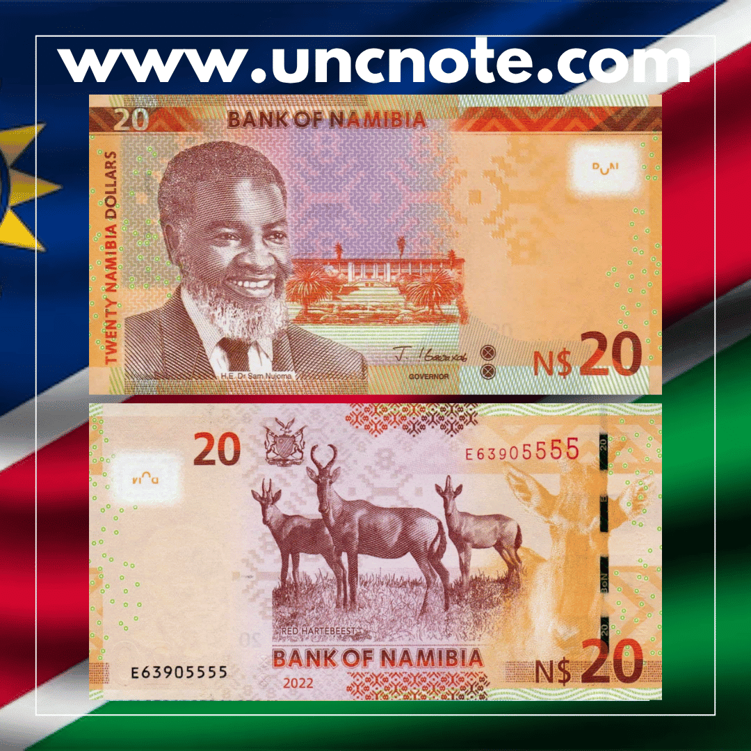 Namibia 20 Dollars 2022