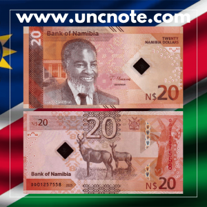 Namibia 20 Dollars 2025