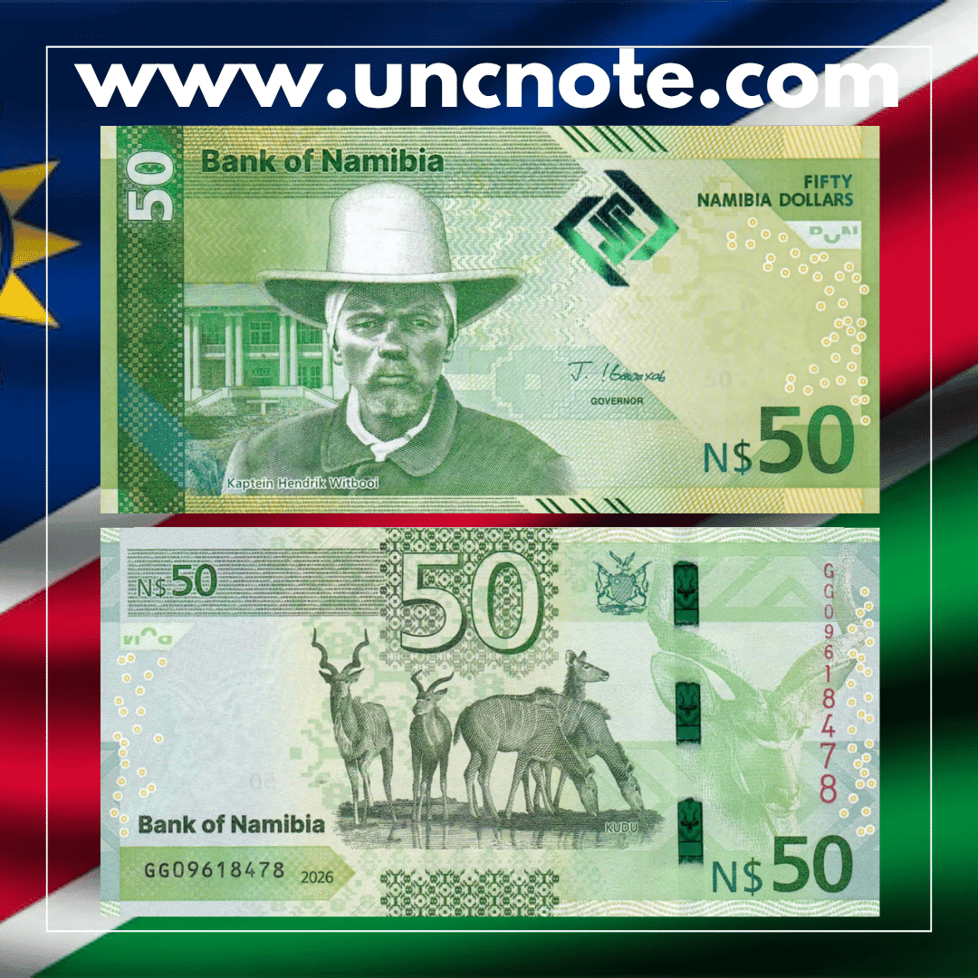 Namibia 50 Dollars 2026