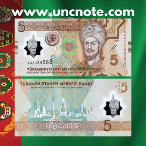 Turkmenistan 5 Manat 2026