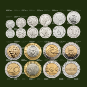 Algeria Set of 10 Coins 1992-2024