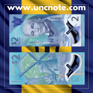 Barbados 2 Dollars 2022