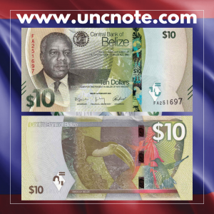Belize 10 Dollars 2025
