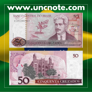 Brazil 50 Cruzados 1986
