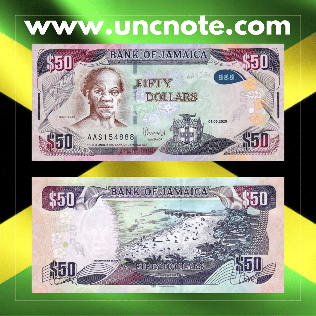 Jamaica 50 Dollars 2020