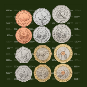 Mauritania Set 6 Coins 2017-2018 UNC