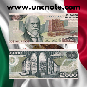 Mexico 2000 Pesos 1989