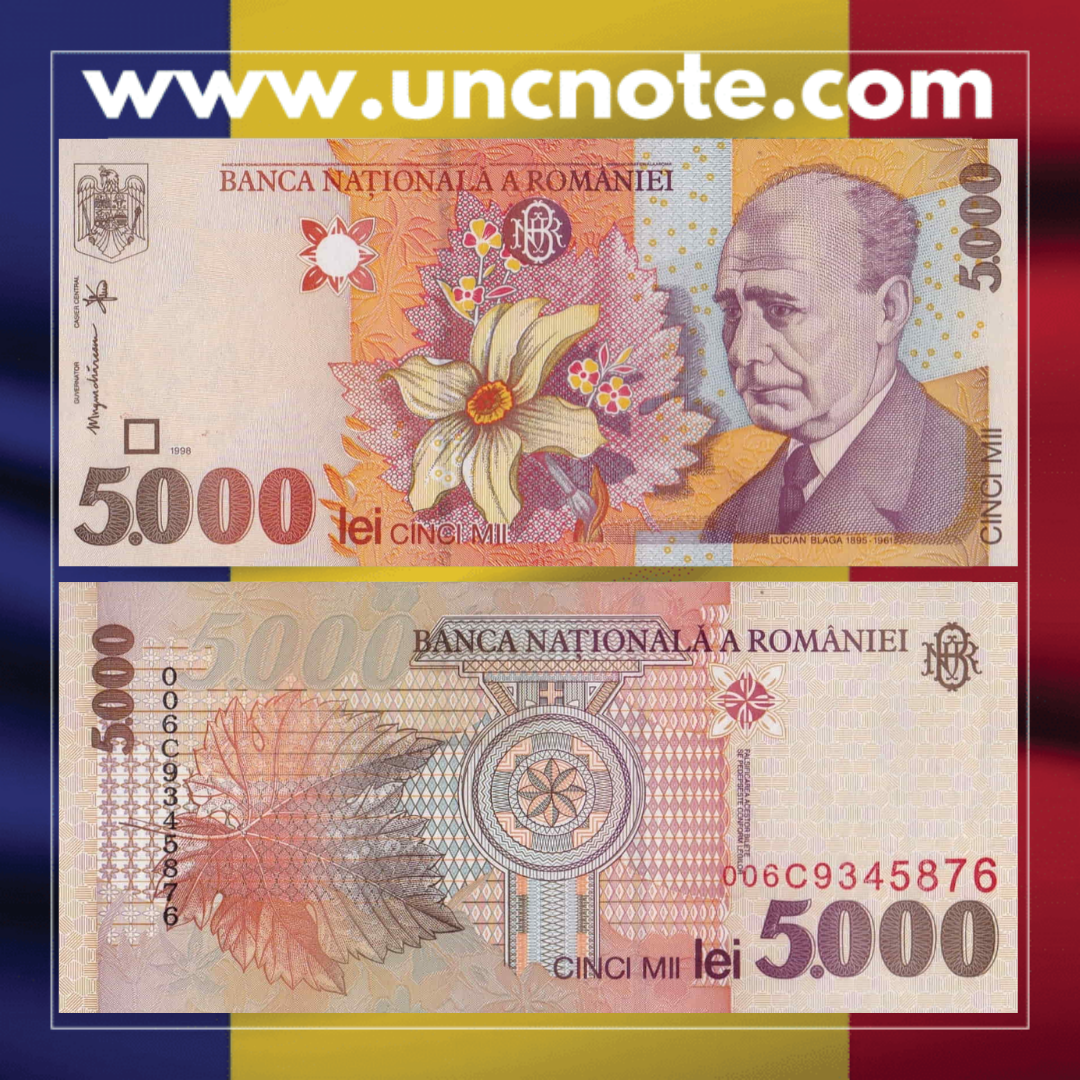 Romania 5000 Lei 1998