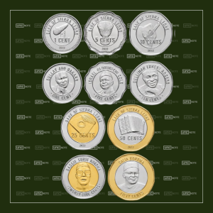 Sierra Leone Complete Coin Set 2022 UNC