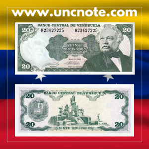 Venezuela 20 Bolívares 1990