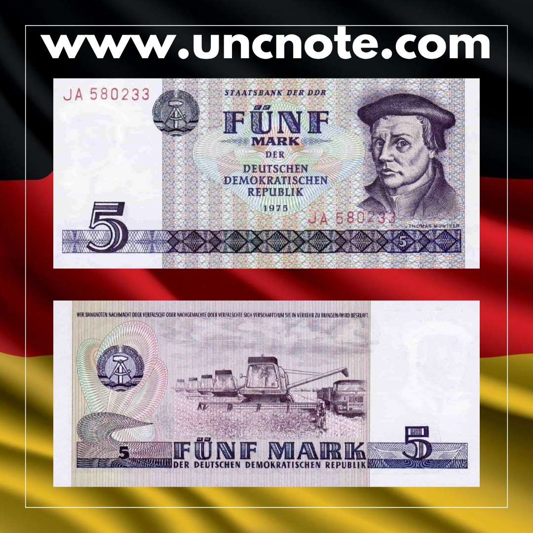 Germany 5 Mark 1975