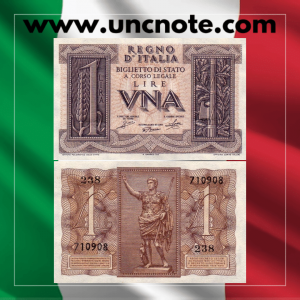 Italy 1 Lira 1939