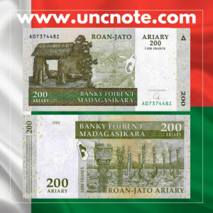 Madagascar 200 Ariary 2004